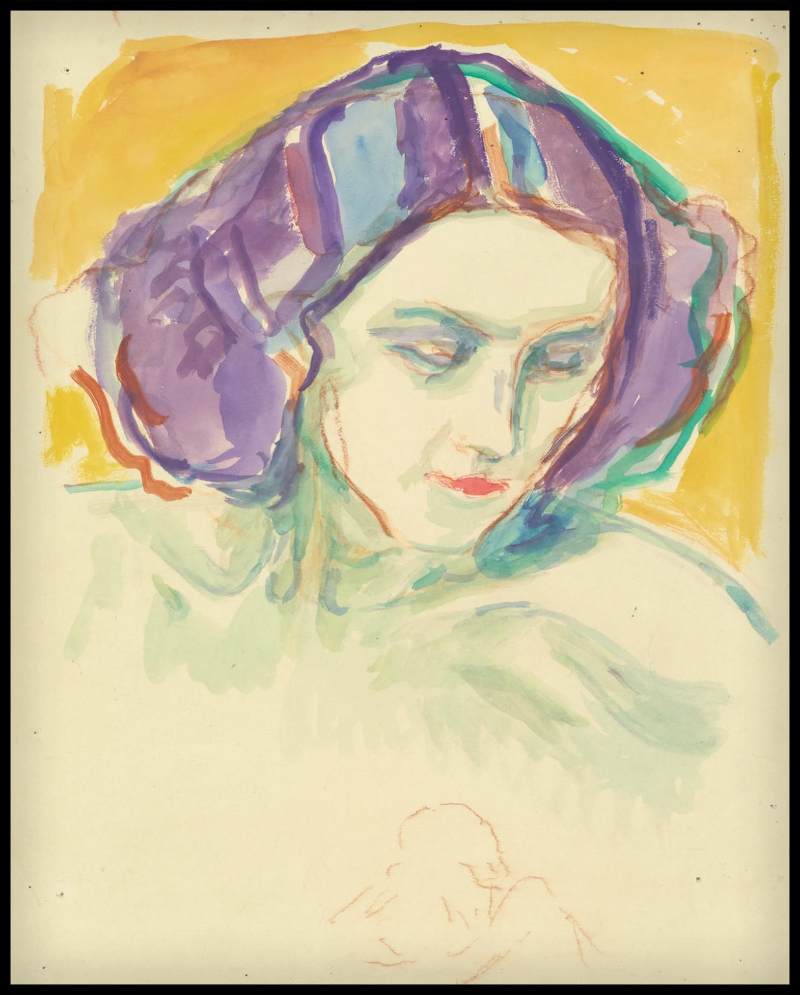 Tête de femme
