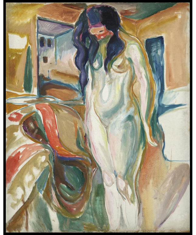 Model by the Wicker Chair