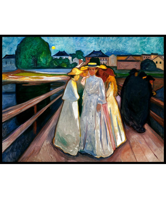 Mädchen auf der Brücke