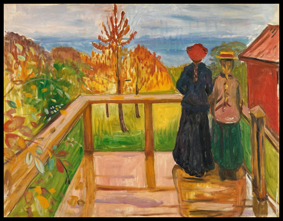 Sur la véranda