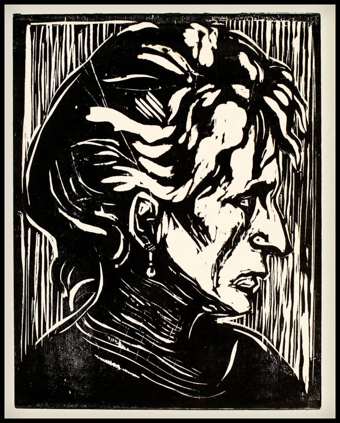Portrait d'une dame âgée (étude d'une tête)