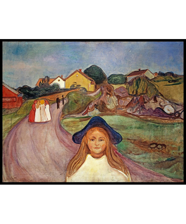 Strasse in Aasgaardstrand