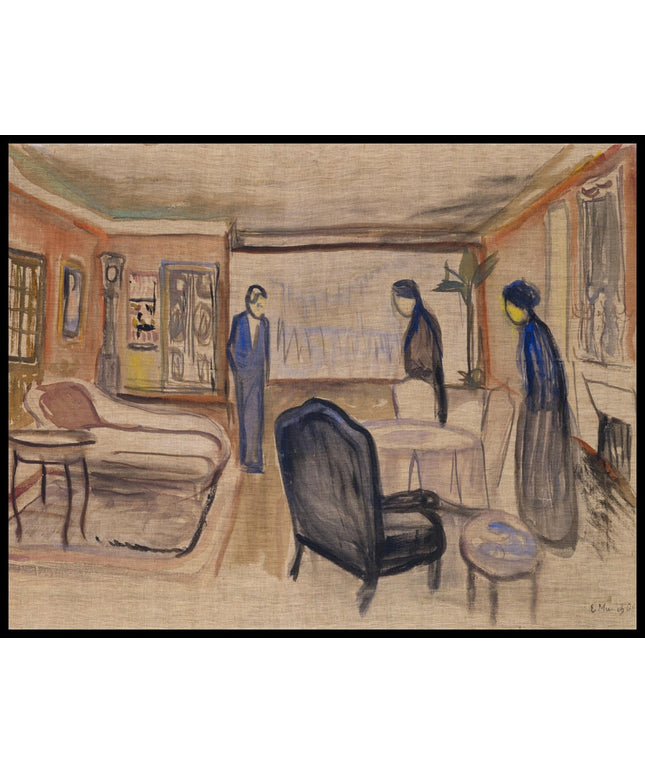 Szene aus Ibsens 'Gespenster'