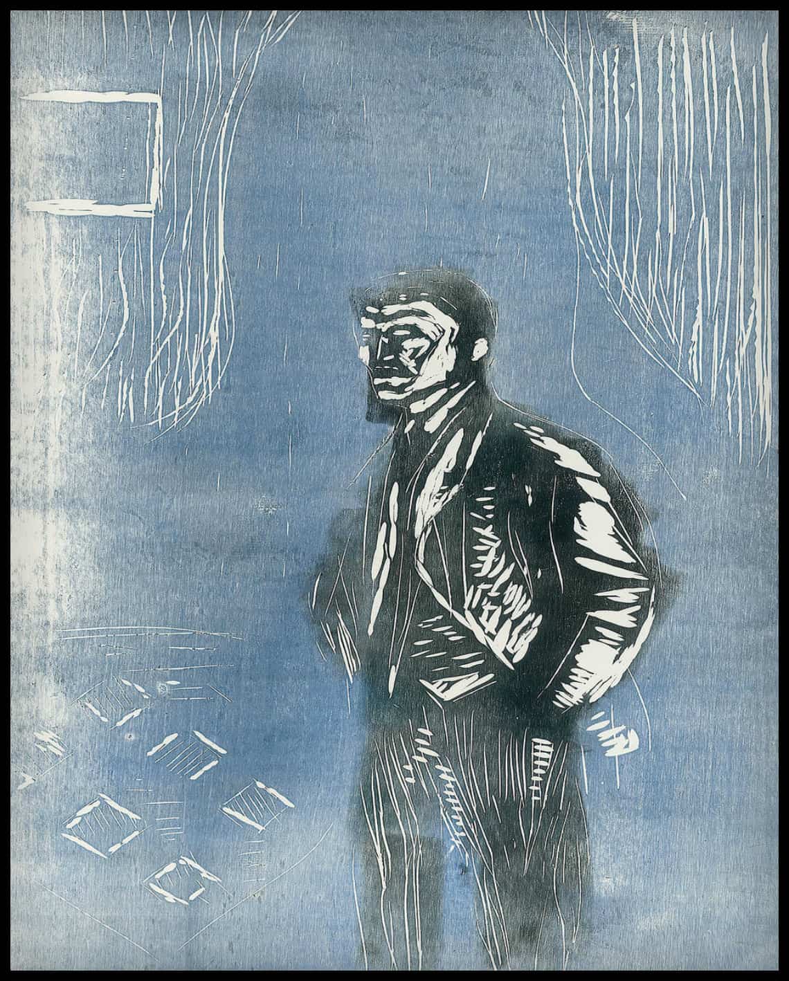 Autoportrait au clair de lune