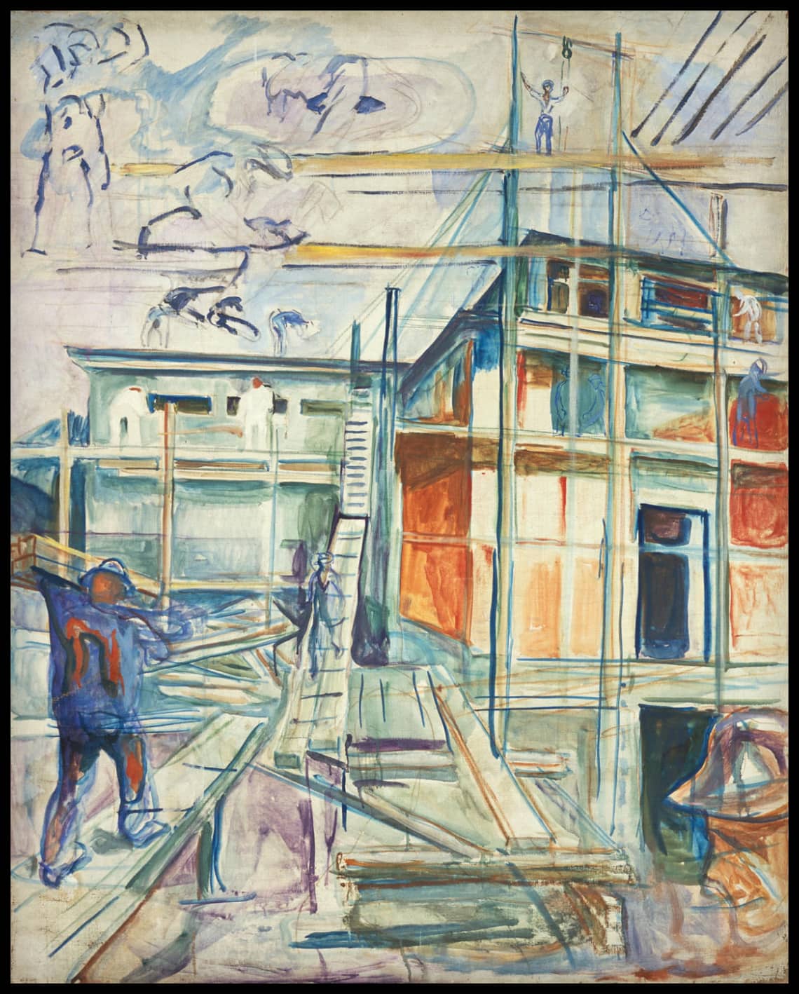 Le bâtiment du studio d'hiver