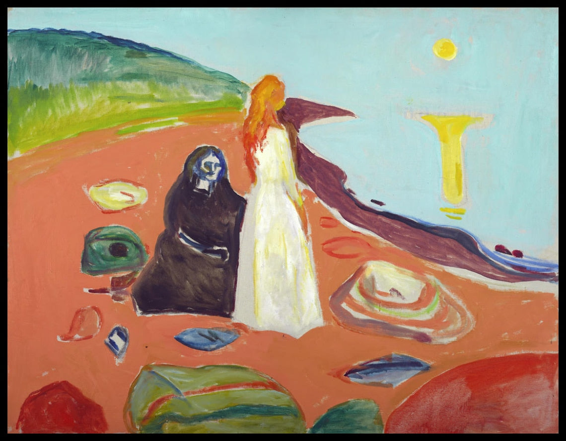 Deux femmes sur la côte