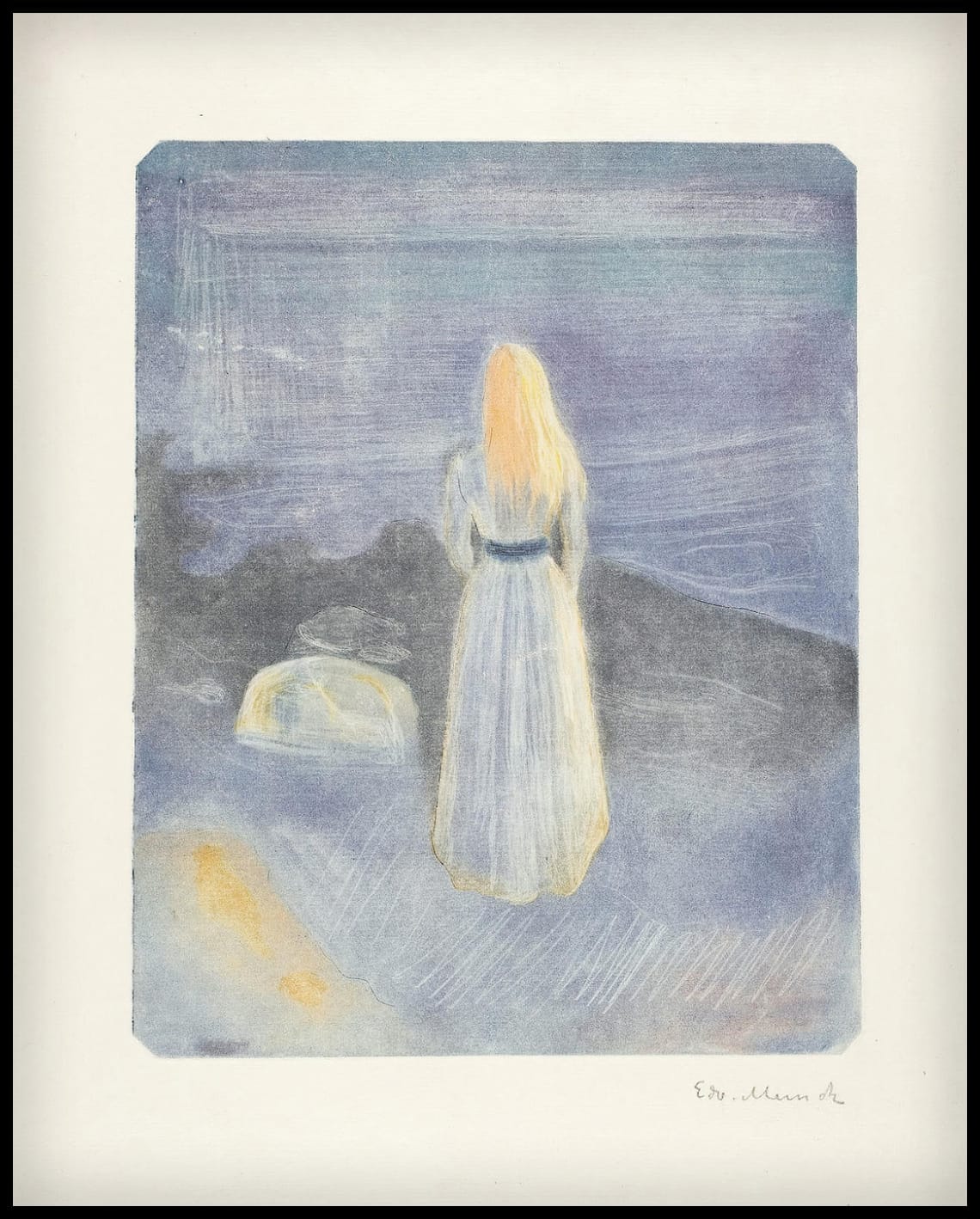 Jeune fille sur la plage