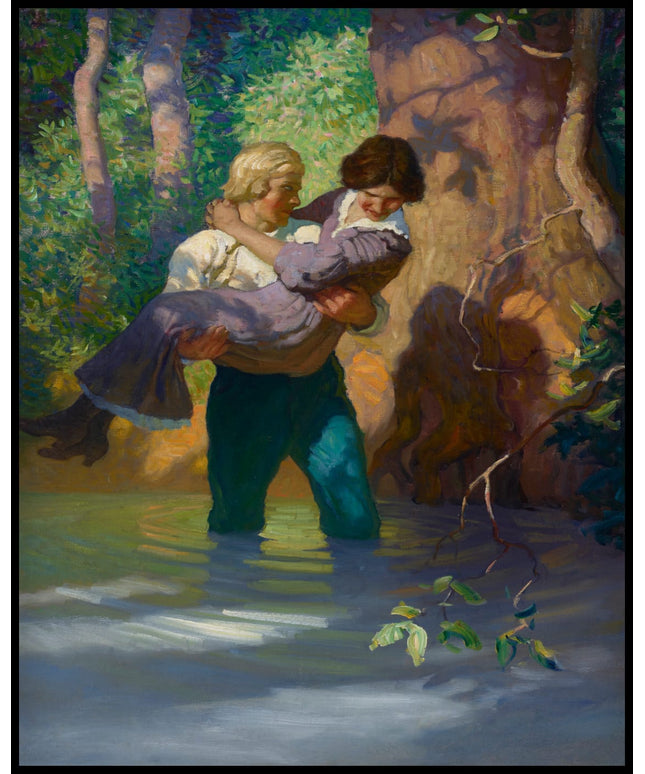 Don't let me fall,' she begged…