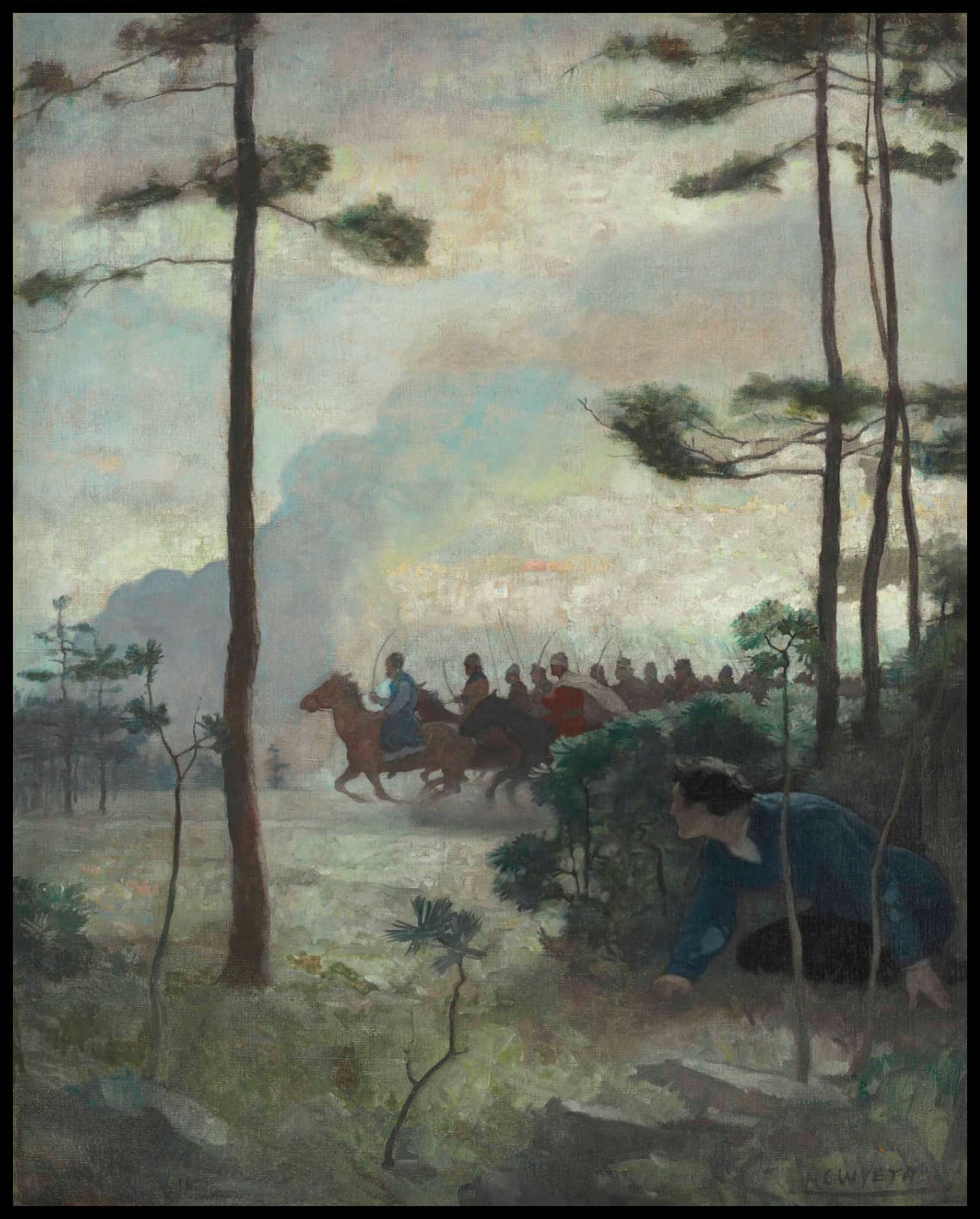 Michael Was Running on across the Steppe Endeavouring to Gain the Covert of Some Trees when a Detachment of Tartar Cavalry Appeared on the Right