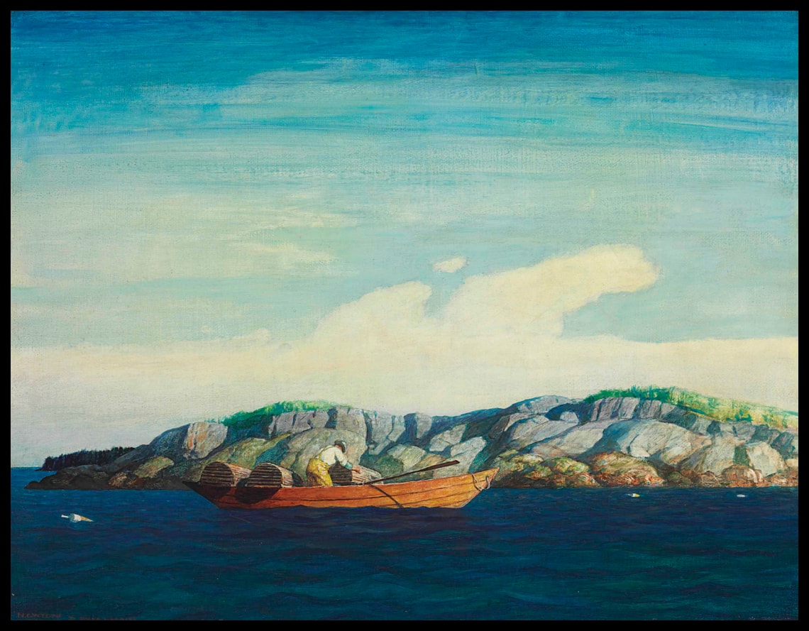 Norry Seavey Hauling Traps Off Blubber Island