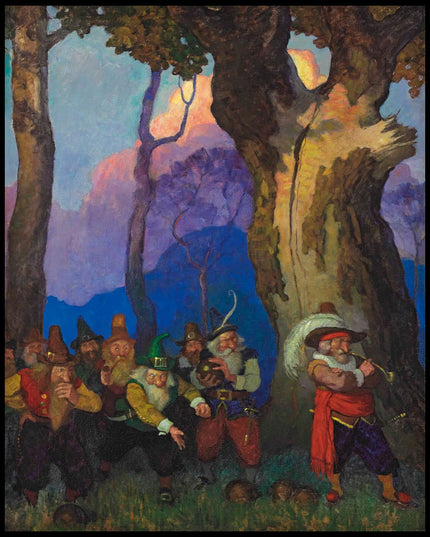 ...Though these folks were evidently amusing themselves, yet they maintained the gravest faces, the most mysterious silence...