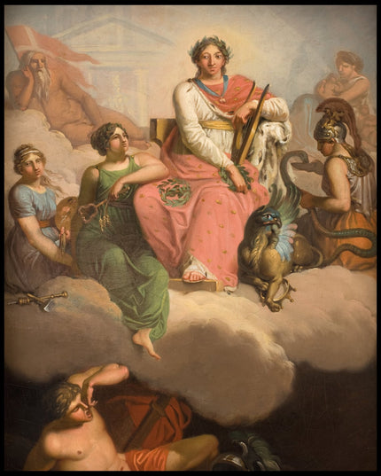 Frederik V as Patron of Science and the Arts