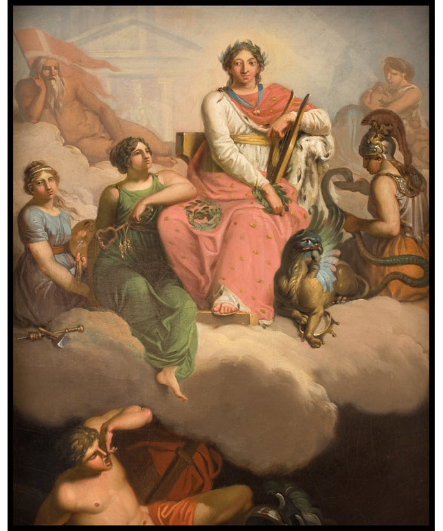 Frederik V as Patron of Science and the Arts