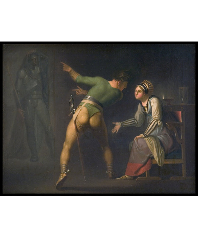 Hamlet and his Mother. Episode from Shakspeare's Hamlet