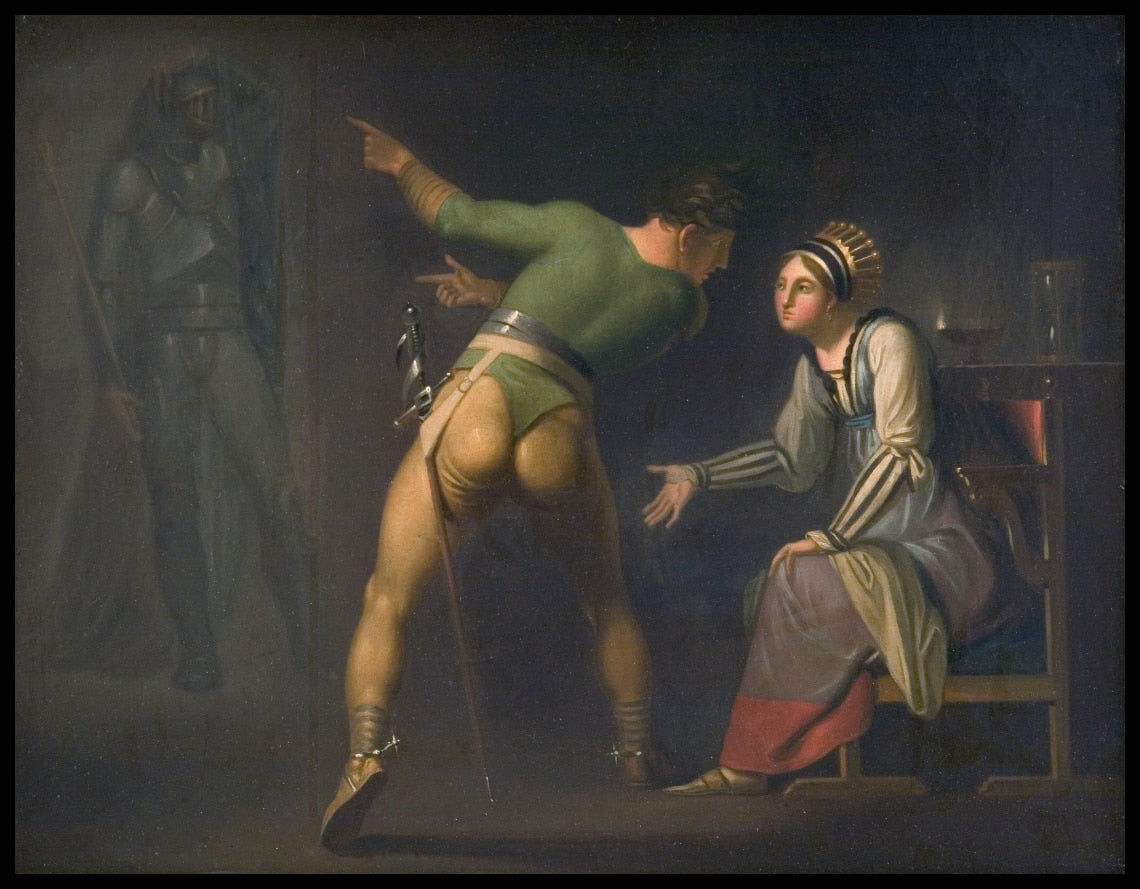 Hamlet and his Mother. Episode from Shakspeare's Hamlet