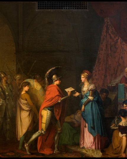 Hamlet Delivering a Letter Written by Himself to the Queen of Scotland