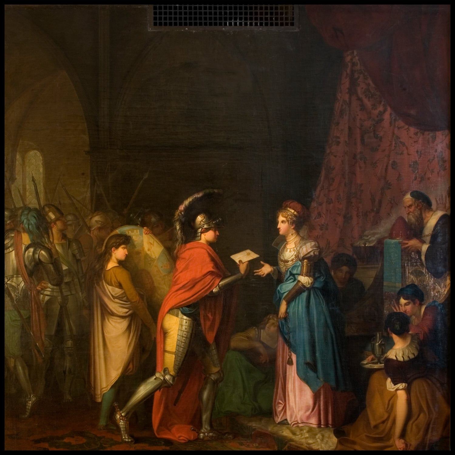 Hamlet Delivering a Letter Written by Himself to the Queen of Scotland