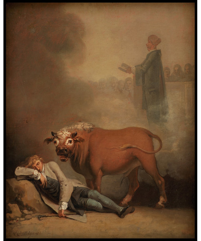 Niels Klim thinks he hears the Deacon when he is awakened by a Bull