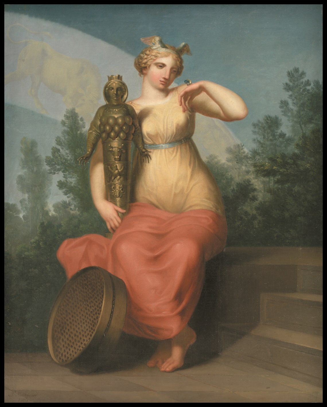 Philosophy. Allegorical figure.