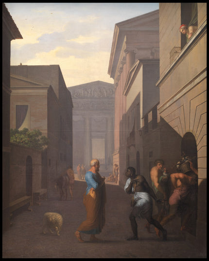 Simo and his former slave Sosia. From Terence´s Andria.