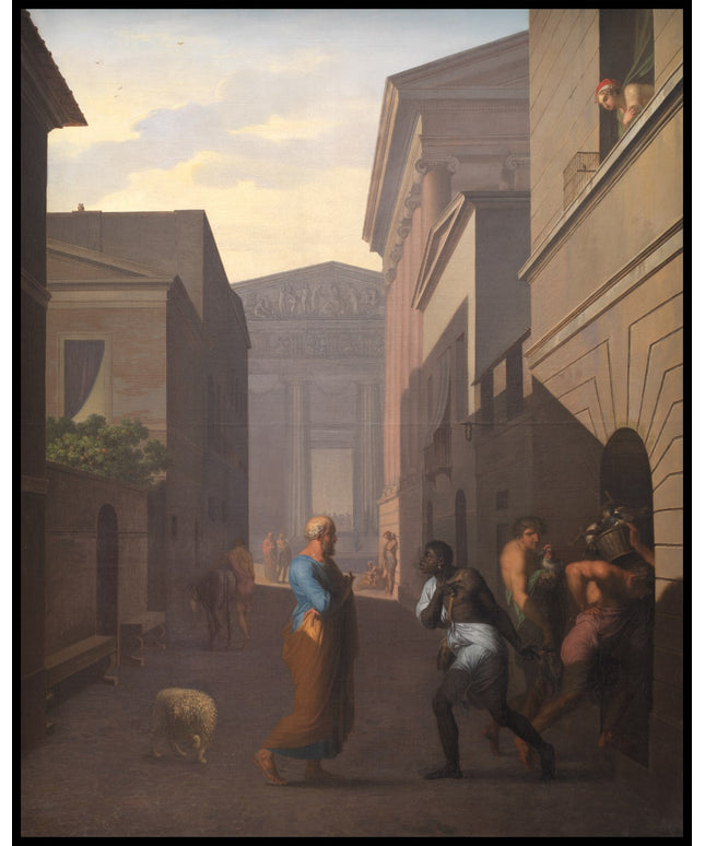 Simo and his former slave Sosia. From Terence´s Andria.