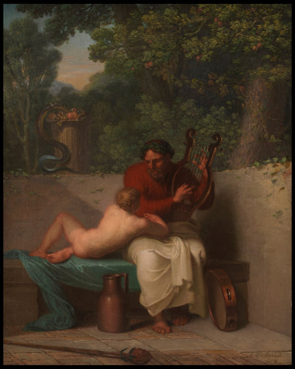 The Greek Poet Anacreon and Bathyll