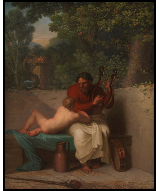 The Greek Poet Anacreon and Bathyll