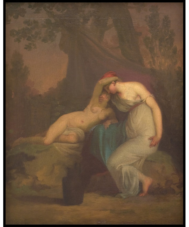 The Greek Poet Sappho and the Girl from Mytilene