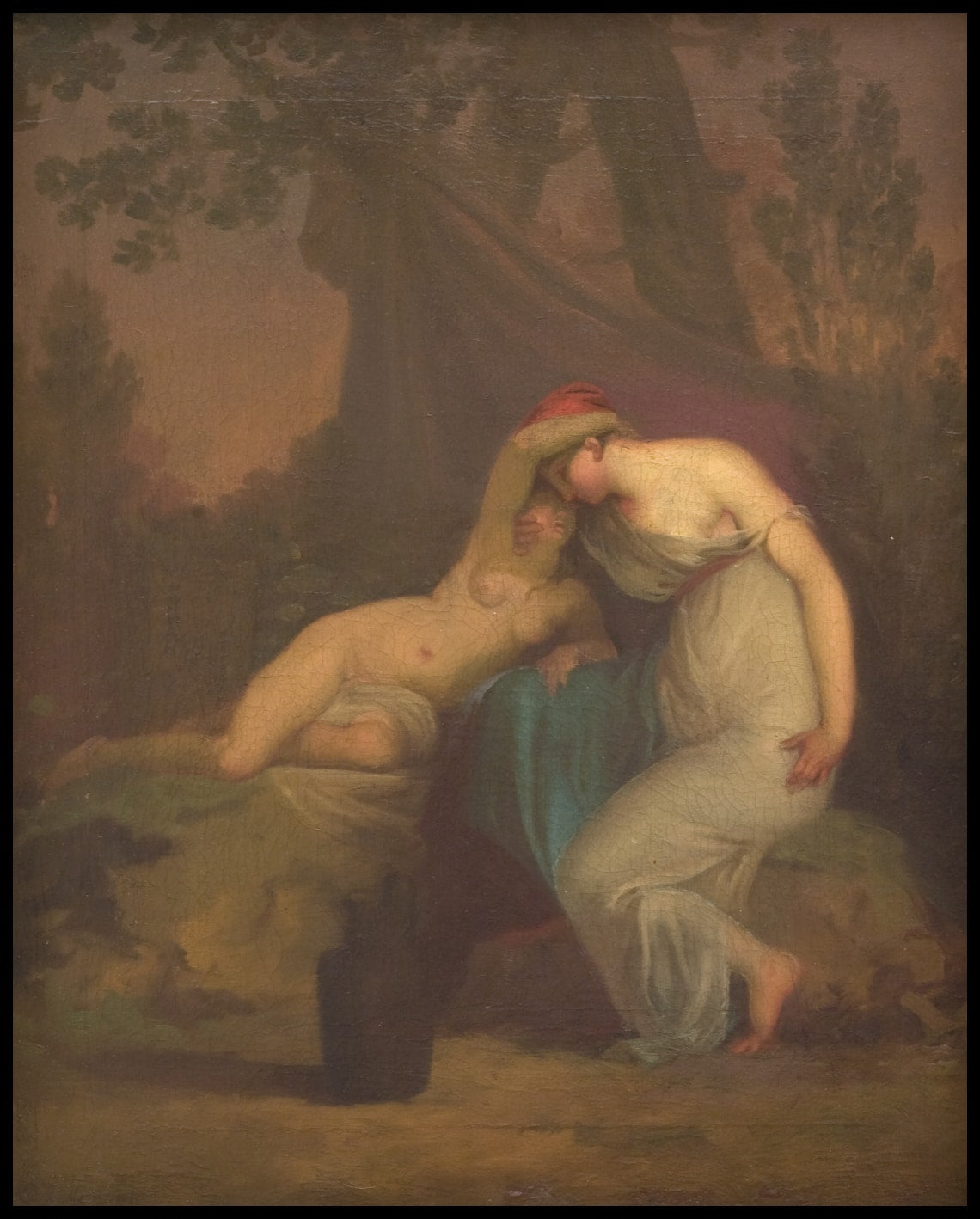 The Greek Poet Sappho and the Girl from Mytilene