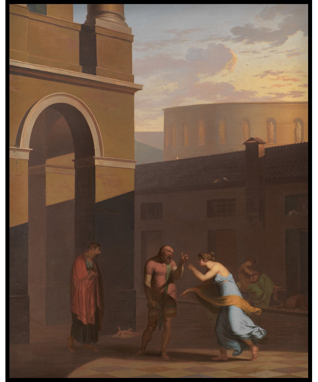 The Slave Davus and the Maid Mysis. From Terence´s Andria.