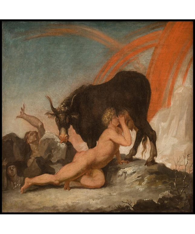 Ymir Suckling the Cow Audhumla