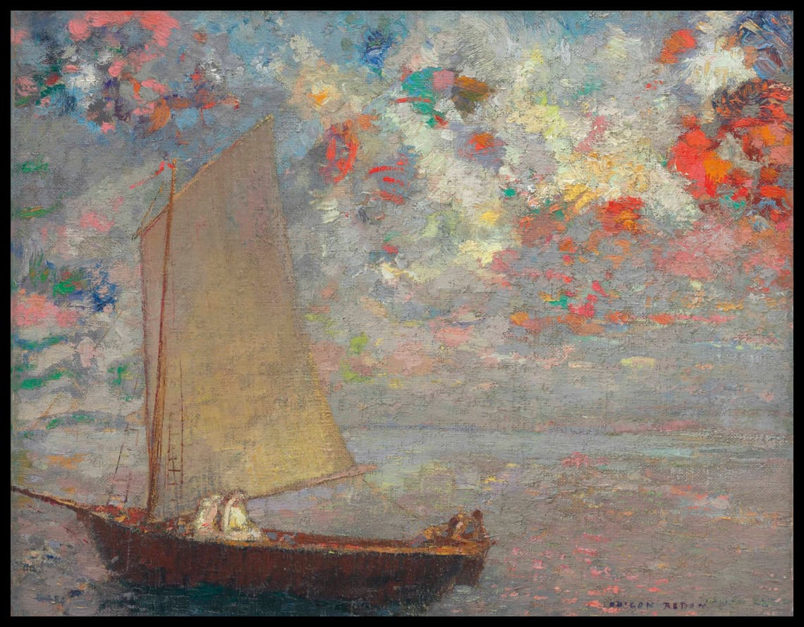 La barque aux deux femmes blanches