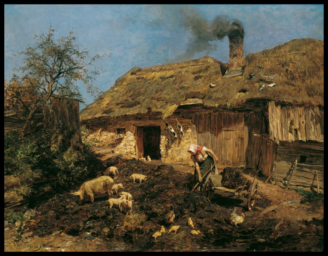 Arbeit am Bauernhof