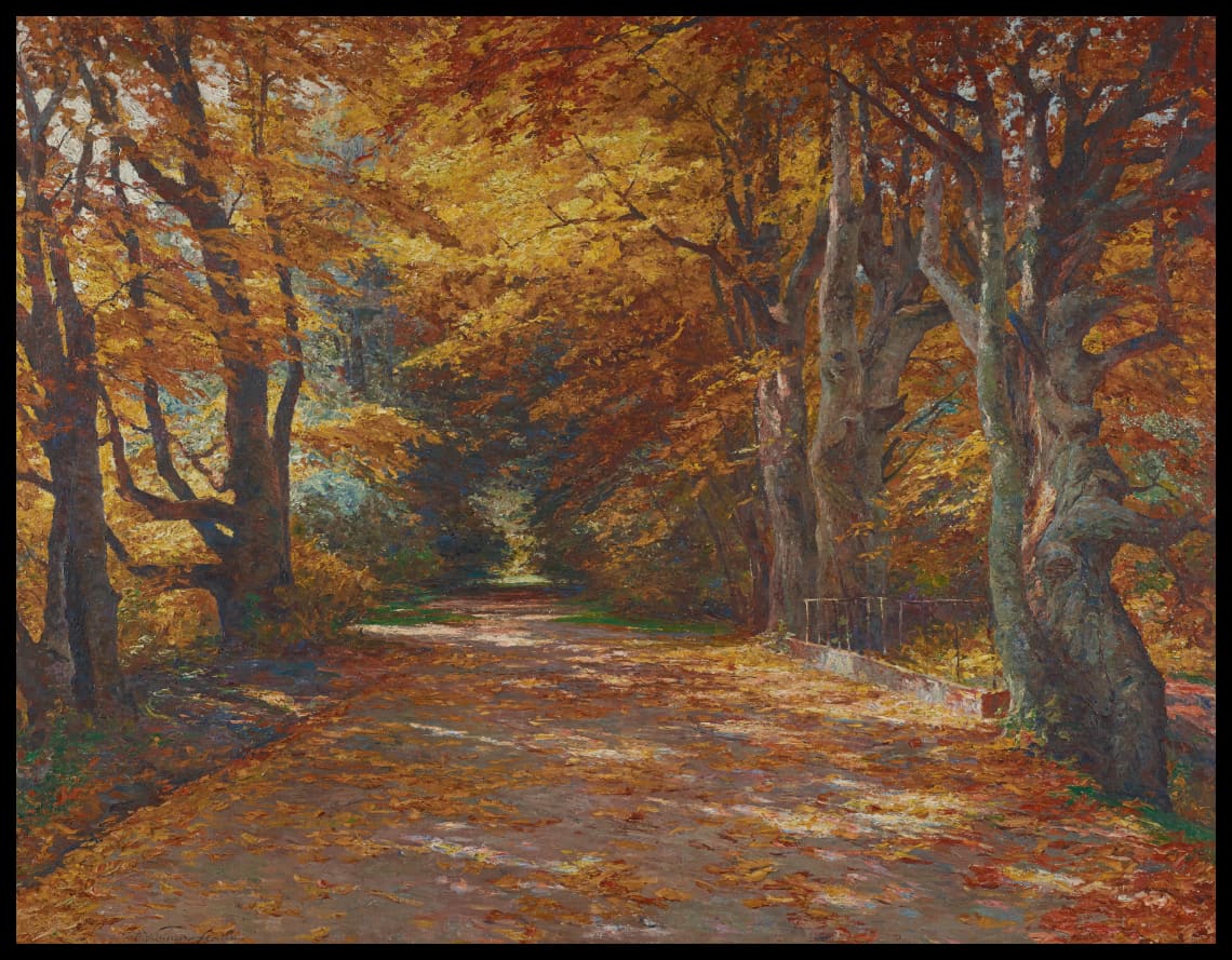 Praterallee im Herbst