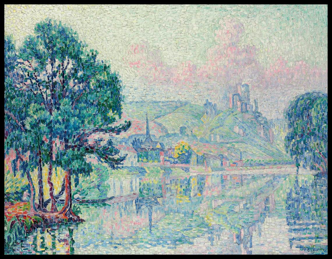 Les Andelys. Matin . Été