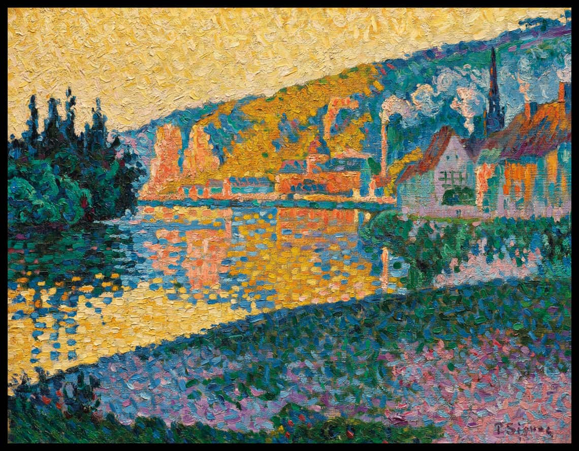Les Andelys . Soleil couchant, opus 135