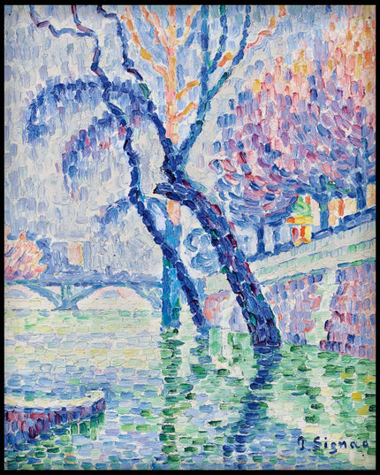 Pont des arts, Inondation