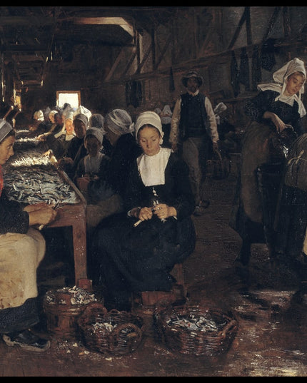 A Sardine Curing and Packing Establishment in Concarneau