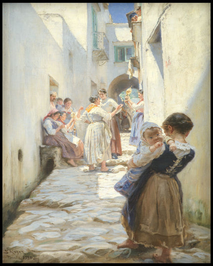 A Street in Torello, Italy