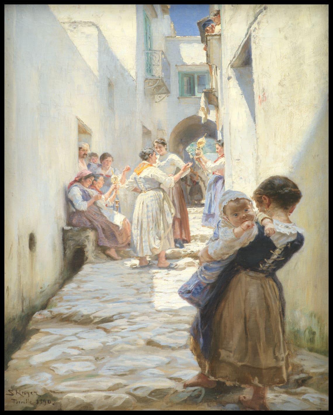 A Street in Torello, Italy