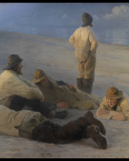 Fishermen at Skagen Beach