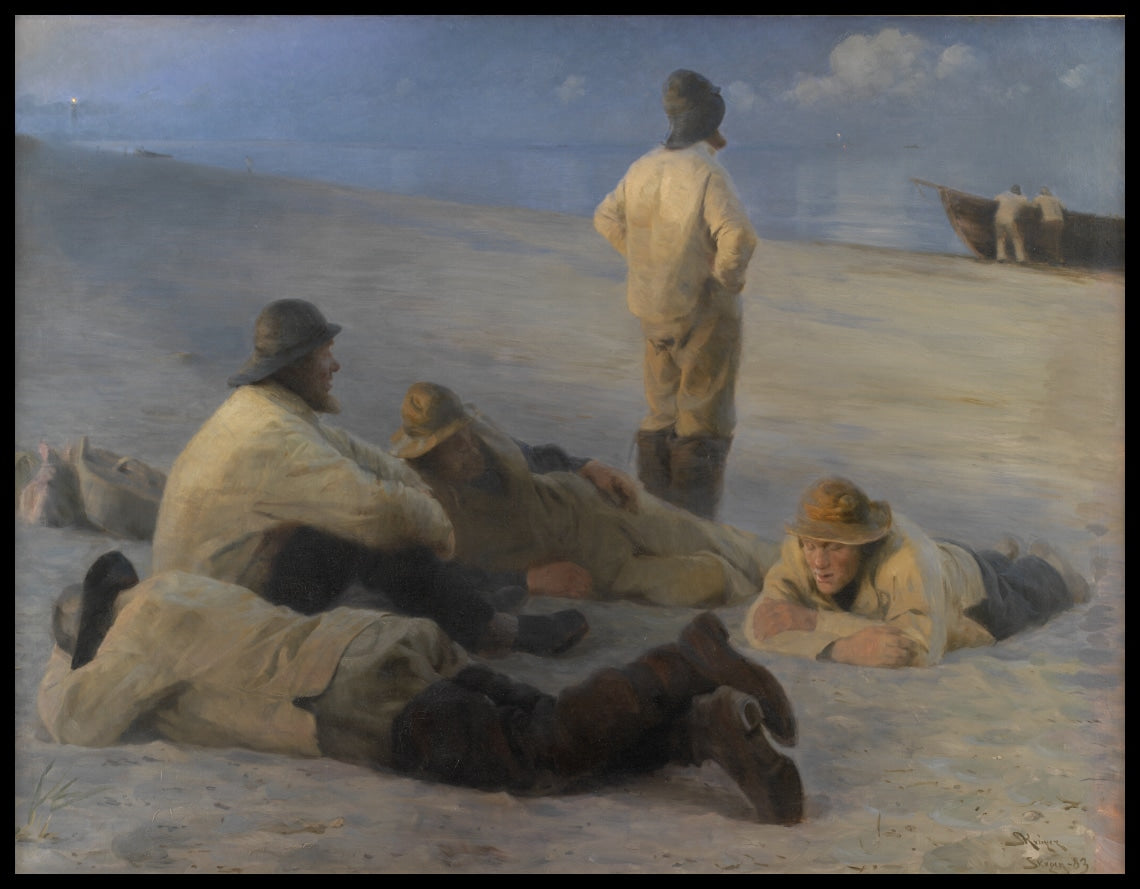 Fishermen at Skagen Beach