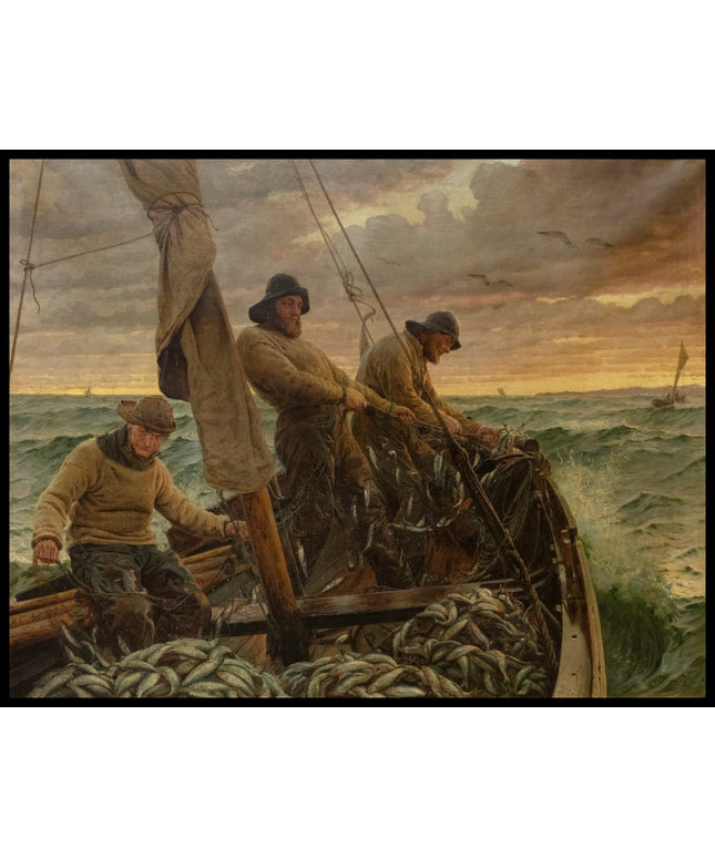 Hornbæk fishermen on herring catch