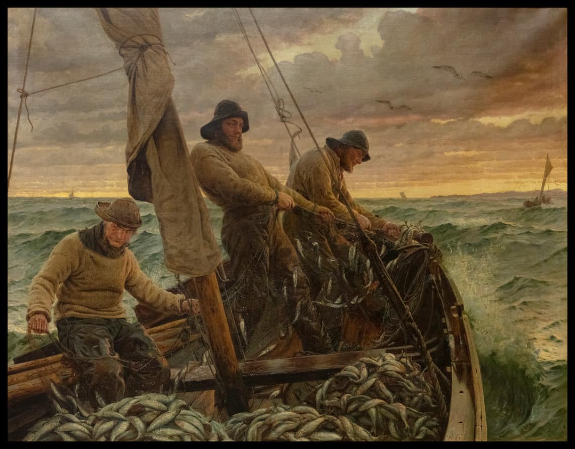 Hornbækfiskere på sildefangst