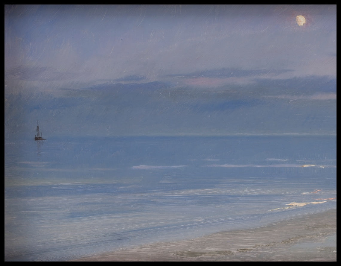 Skagen Beach in Moonlight