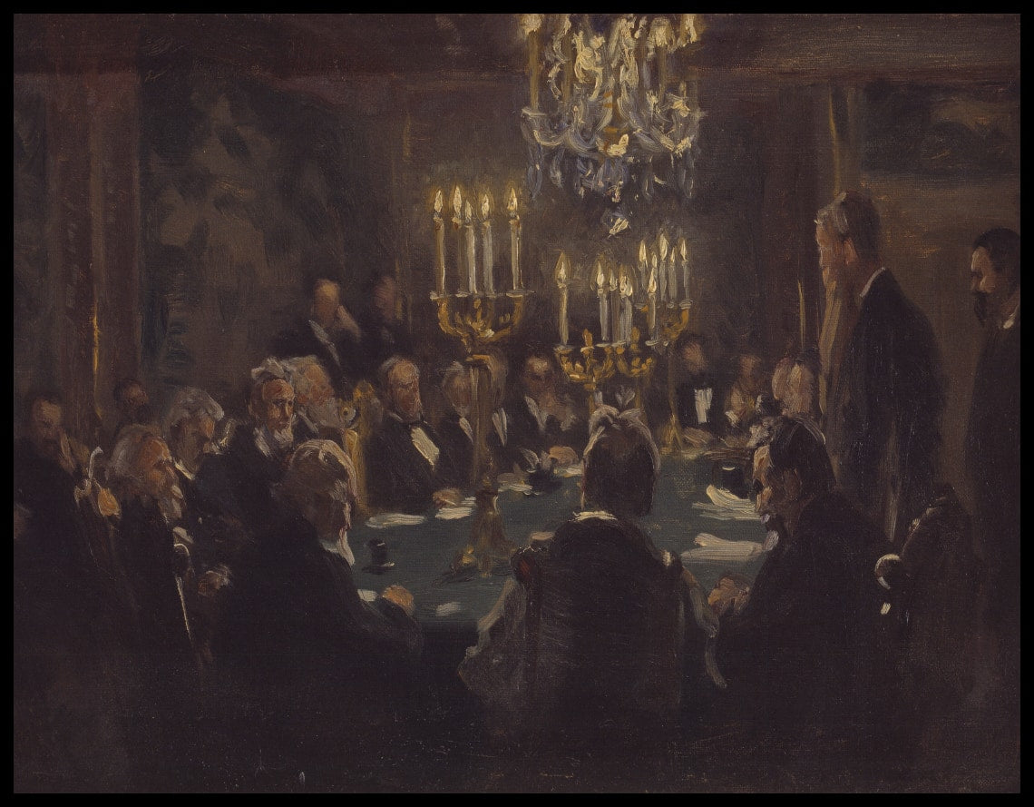 Sketch for A Meeting in the Royal Danish Academy of Sciences and Letters