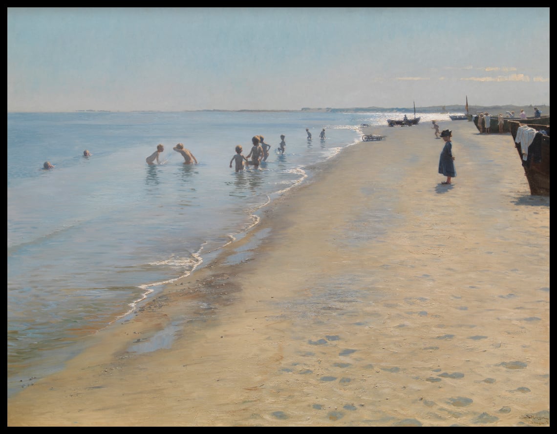 Sommerdag paa Skagen Soenderstrand