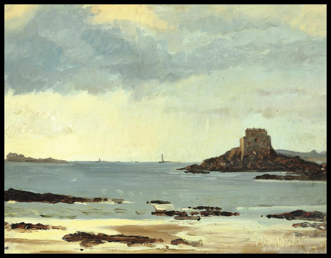 Strandstudie i Graavejr. St. Malo