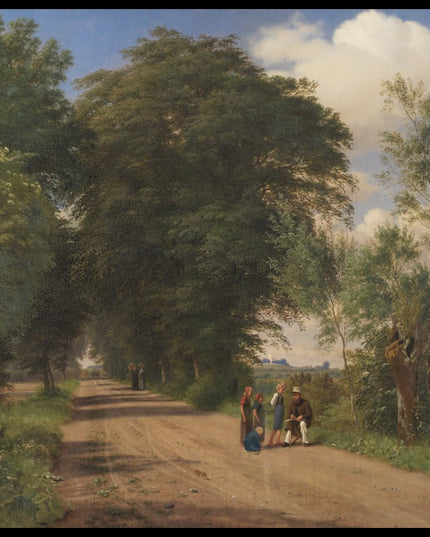 A Country Road near Vognserup Manor, Zealand.