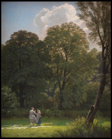 Bleaching Linen in a Clearing